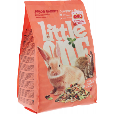 Little One Корм для молодых кроликов Кот и Пес, онлайн зоомагазин и ветаптека
