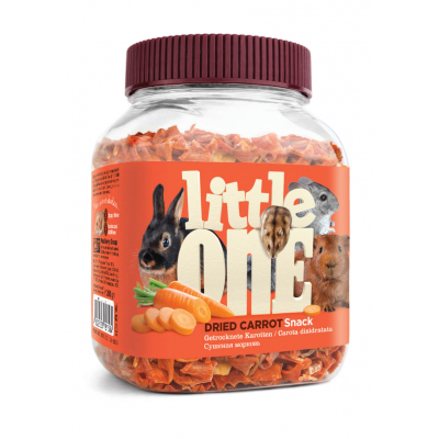Little One Лакомство для грызунов Сушеная морковь Кот и Пес, онлайн зоомагазин и ветаптека