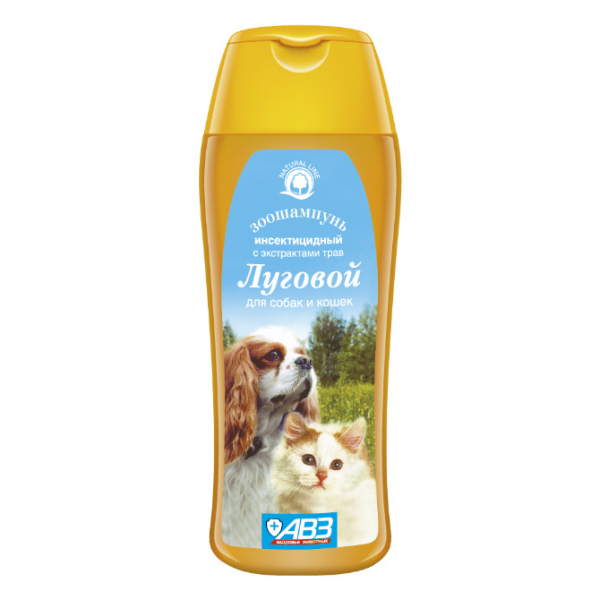 АВЗ Луговой шампунь для кошек и собак Кот и Пес, онлайн зоомагазин и ветаптека