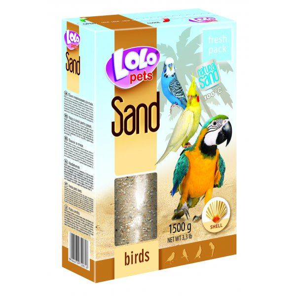 Lo Lo Pets Песок для птиц Кот и Пес, онлайн зоомагазин и ветаптека