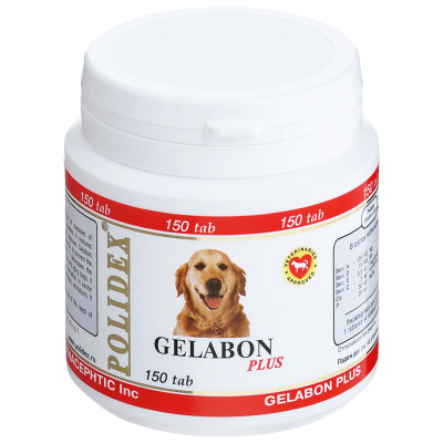 Polidex Gelabon Plus Витамины для собак для суставов Кот и Пес, онлайн зоомагазин и ветаптека