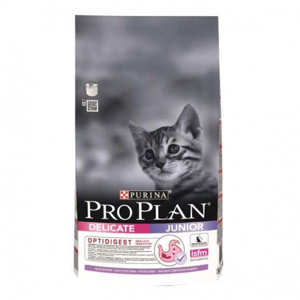 ProPlan Kitten Delicate Корм для котят со вкусом Индейки Кот и Пес, онлайн зоомагазин и ветаптека