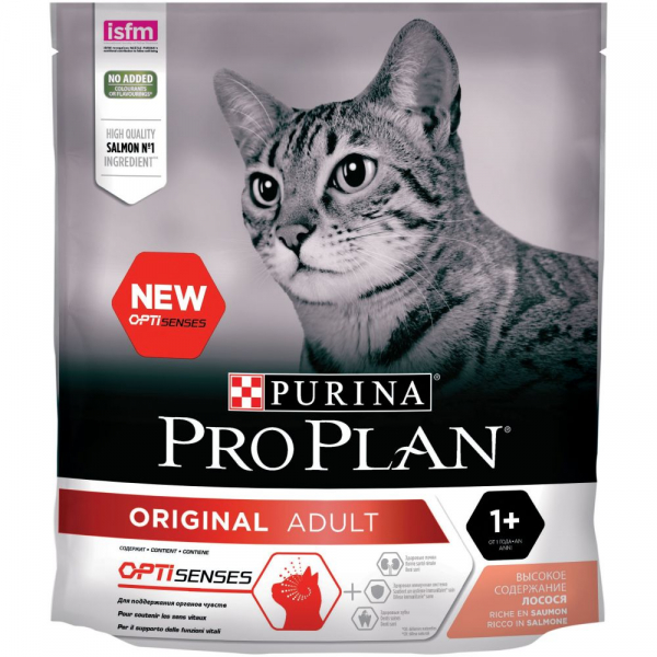 Purina Pro Plan Adult Корм для кошек с Лососем Кот и Пес, онлайн зоомагазин и ветаптека