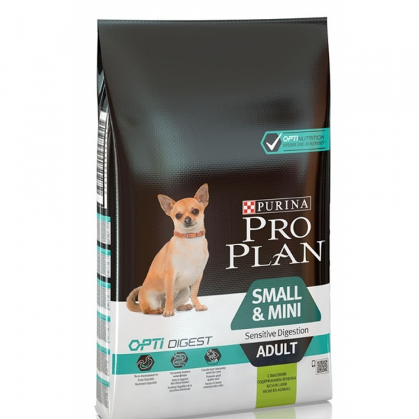 Purina Pro Plan Mini Корм для собак мелких пород с Ягненком Кот и Пес, онлайн зоомагазин и ветаптека