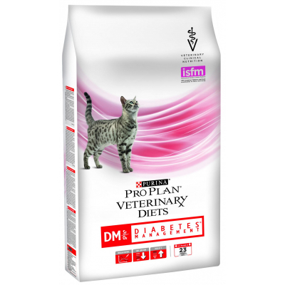 Purina Pro Plan Veterinary Diets DM Diabetes Management Корм для кошек для лечения сахарного Диабета Кот и Пес, онлайн зоомагазин и ветаптека
