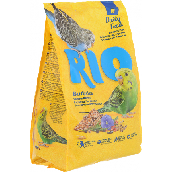 RIO Корм для волнистых попугаев Кот и Пес, онлайн зоомагазин и ветаптека
