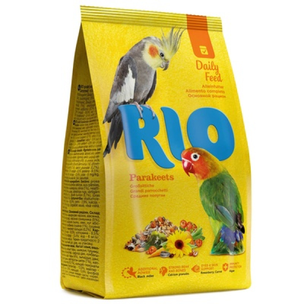 RIO Корм для средних попугаев Кот и Пес, онлайн зоомагазин и ветаптека