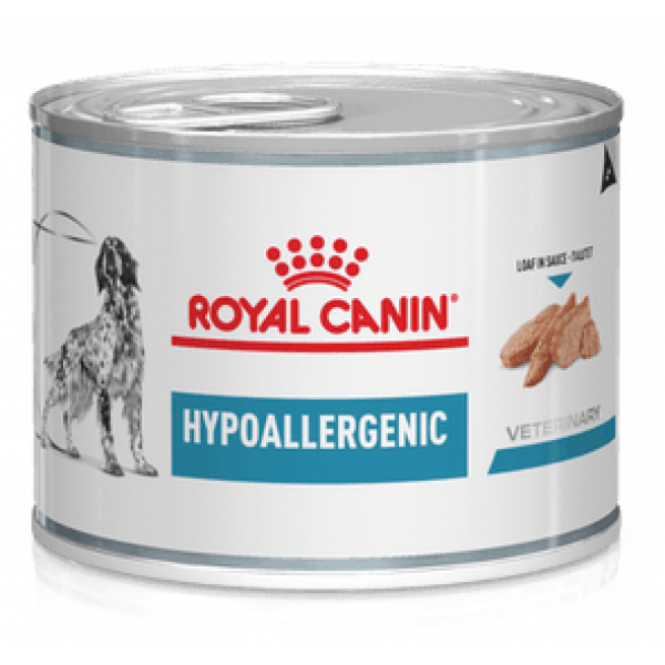 Royal Canin Hypoallergenic Консервы для собак при пищевой аллергии Кот и Пес, онлайн зоомагазин и ветаптека