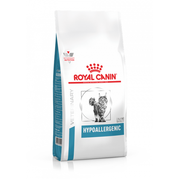 Royal Canin Hypoallergenic Корм для взрослых кошек при пищевой аллергии или пищевой непереносимости Кот и Пес, онлайн зоомагазин и ветаптека