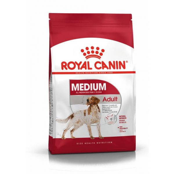 Royal Canin Medium Adult Корм для собак средних пород Кот и Пес, онлайн зоомагазин и ветаптека