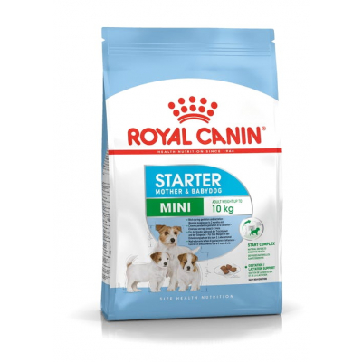Royal Canin Mini Starter Mother & Babydog Корм для щенков и сук в период беременности и лактации Кот и Пес, онлайн зоомагазин и ветаптека