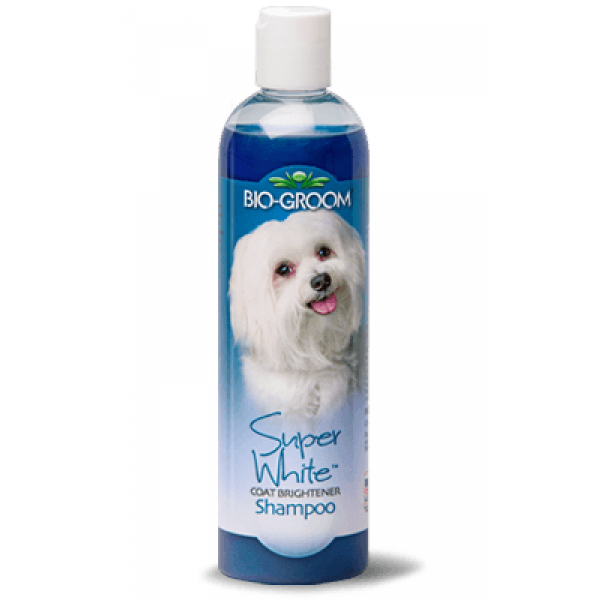 Bio-Groom Super White Шампунь Супер белый для собак белых окрасов Кот и Пес, онлайн зоомагазин и ветаптека