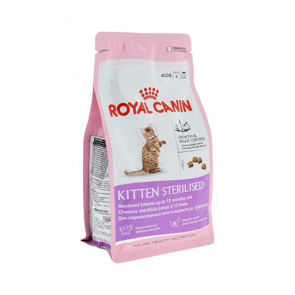 Royal Canin Kitten Sterilised Корм для стерилизованных котят Кот и Пес, онлайн зоомагазин и ветаптека