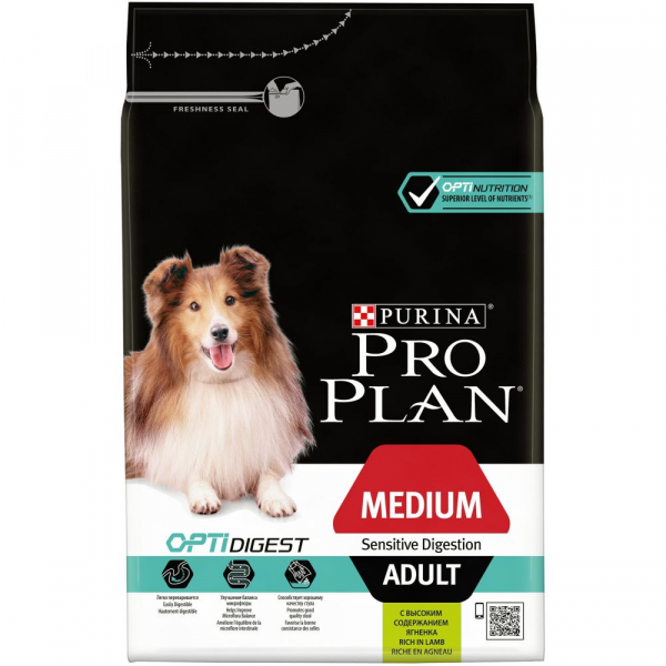 Purina Pro Plan Корм для собак с Ягнёнком Кот и Пес, онлайн зоомагазин и ветаптека