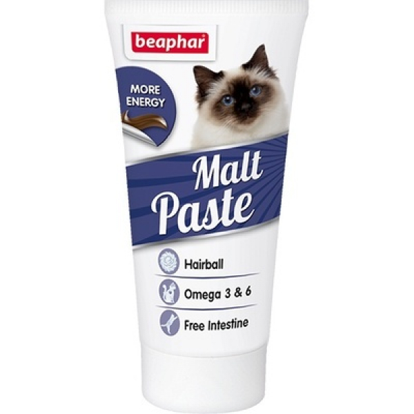 Beaphar Malt-Paste Паста для кошек для выведения шерсти Кот и Пес, онлайн зоомагазин и ветаптека