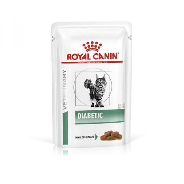 Royal Canin Diabetic Влажный Пауч для кошек при сахарном диабете Кот и Пес, онлайн зоомагазин и ветаптека