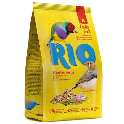 RIO Exotic Birds Корм для экзотических птиц Кот и Пес, онлайн зоомагазин и ветаптека