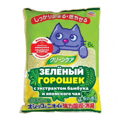 Japan Premium Pet Наполнитель для кошачьего туалета с Бамбуком и Японским Чаем Кот и Пес, онлайн зоомагазин и ветаптека