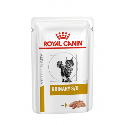 Royal Canin Urinary S/O Пауч для кошек при МКБ в паштете Кот и Пес, онлайн зоомагазин и ветаптека
