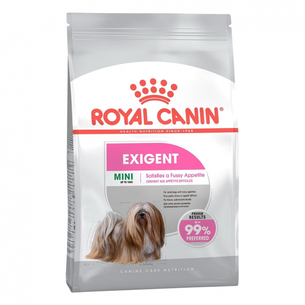 Royal Canin Mini Exigent Корм для Собак привередливых в питании Кот и Пес, онлайн зоомагазин и ветаптека