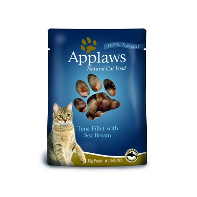 Applaws Пауч для кошек с Тунцом и Окунем Кот и Пес, онлайн зоомагазин и ветаптека