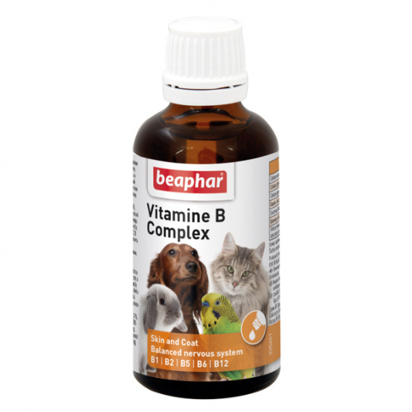 Beaphar Vitamine-B-Komplex Витамины группы В для кошек, собак, птиц Кот и Пес, онлайн зоомагазин и ветаптека