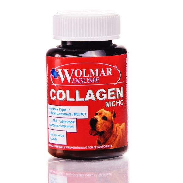 Wolmar Winsome Collagen MCHC Комплекс для суставов для собак Кот и Пес, онлайн зоомагазин и ветаптека