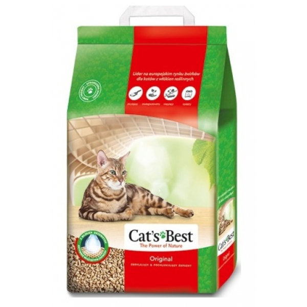 Cat's Best Original "Eko Plus" Наполнитель для кошачьего туалета Кот и Пес, онлайн зоомагазин и ветаптека