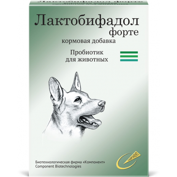 Лактобифадол Форте пробиотик порошок для собак Кот и Пес, онлайн зоомагазин и ветаптека