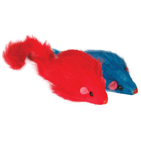 Triol Игрушка для кошек "Мышь цветная погремушка 3"