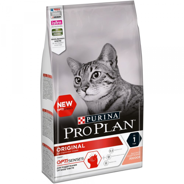 ProPlan Корм для кошек с Лососем Кот и Пес, онлайн зоомагазин и ветаптека