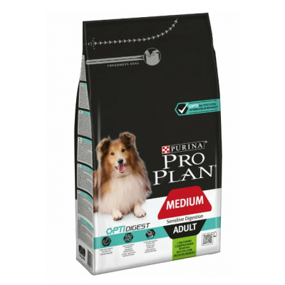 Purina Pro Plan Корм для собак средних пород с Ягнёнком Кот и Пес, онлайн зоомагазин и ветаптека