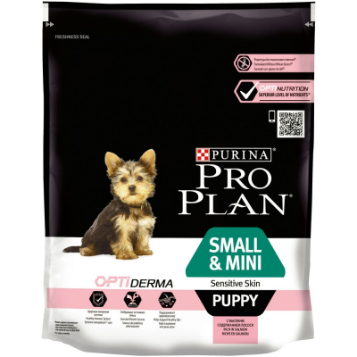 Purina Pro Plan Корм для щенков мелких пород с Лососем Кот и Пес, онлайн зоомагазин и ветаптека