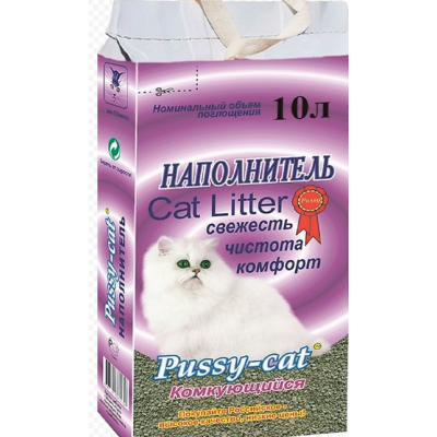 Pussy-cat Наполнитель для кошачьего туалета Кот и Пес, онлайн зоомагазин и ветаптека