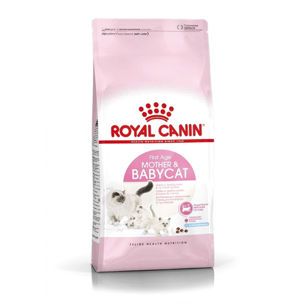 Royal Canin Mother & Babycat Корм сухой для беременных и кормящих кошек, а также для котят Кот и Пес, онлайн зоомагазин и ветаптека