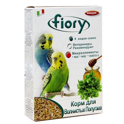 Fiory Корм для волнистых попугаев Кот и Пес, онлайн зоомагазин и ветаптека