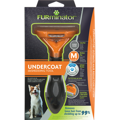 FURminator FURflex против линьки для длинношерстных собак средних пород Кот и Пес, онлайн зоомагазин и ветаптека
