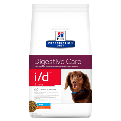 Hill's Prescription Diet i/d Stress Mini Digestive Care Сухой корм для мелких пород собак для лечения ЖКТ+стресс Кот и Пес, онлайн зоомагазин и ветаптека