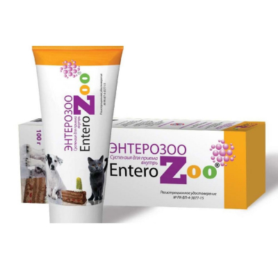 EnteroZOO Суспензия для приема внутрь в тубе Кот и Пес, онлайн зоомагазин и ветаптека