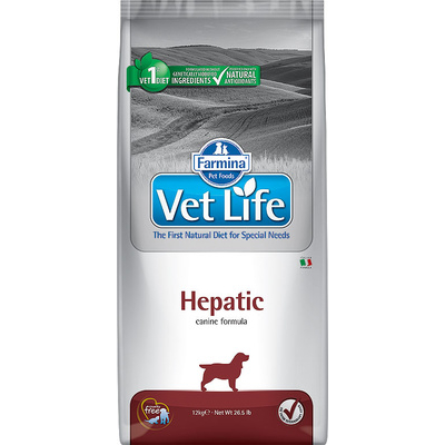 Farmina Vet Life Hepatic Корм для собак при заболеваниях печени Кот и Пес, онлайн зоомагазин и ветаптека