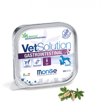 Monge Vetsolution Gastrointestinal Консервы для собак острых при кишечных расстройствах и нарушениях пищеварения Кот и Пес, онлайн зоомагазин и ветаптека