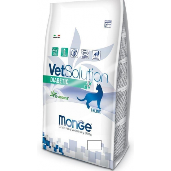 Monge Vetsolution Diabetic Корм для кошек при сахарном диабете Кот и Пес, онлайн зоомагазин и ветаптека