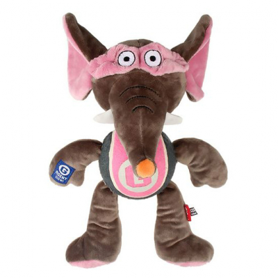 GiGwi Игрушка для собак Слон с пищалкой Кот и Пес, онлайн зоомагазин и ветаптека