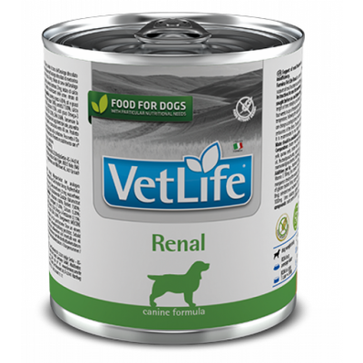 Farmina Vet Life Renal Консервы для собак при почечной недостаточности Кот и Пес, онлайн зоомагазин и ветаптека