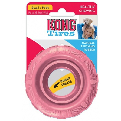 Kong Puppy Игрушка для щенков "Шина" малая Кот и Пес, онлайн зоомагазин и ветаптека