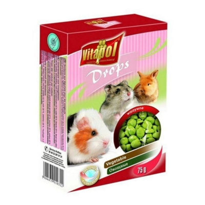 Vitapol Дропсы для грызунов с Овощами Кот и Пес, онлайн зоомагазин и ветаптека