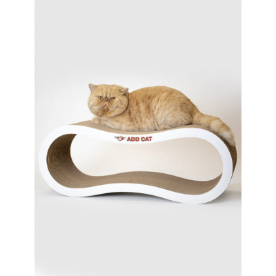 ADD CAT "ENIGMA" Когтеточка и Лежанка для котов и кошек картонная ЭкоСтиль Кот и Пес, онлайн зоомагазин и ветаптека