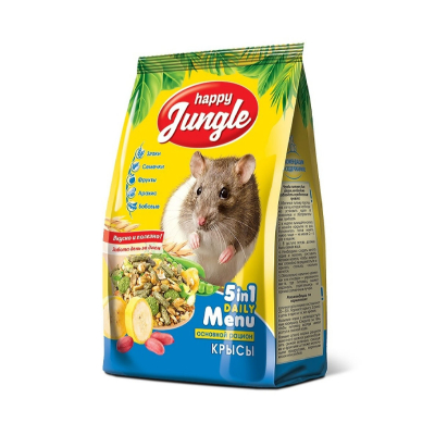Happy Jungle Корм для крыс Кот и Пес, онлайн зоомагазин и ветаптека