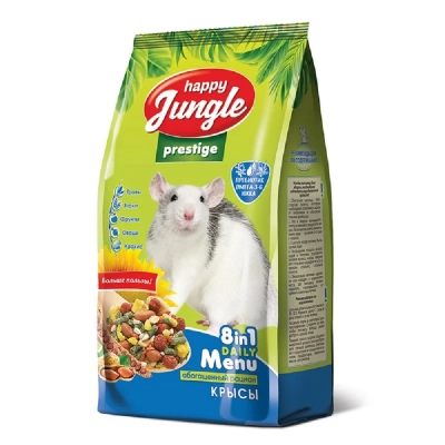 Happy Jungle Prestige Корм для крыс Кот и Пес, онлайн зоомагазин и ветаптека