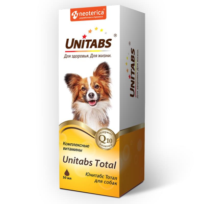 Unitabs Total Витамины для собак в виде капель Кот и Пес, онлайн зоомагазин и ветаптека